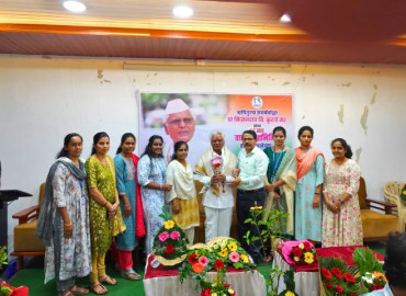 Birthday celebration of president of sanstha