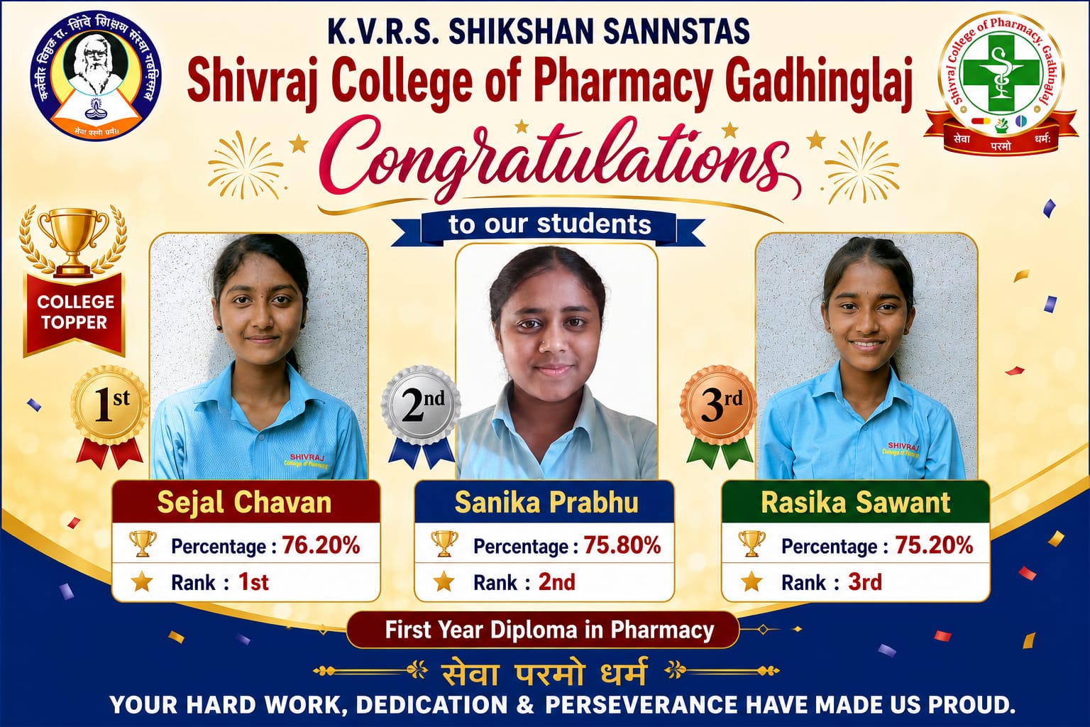 D.Pharmacy Result 2025-2026